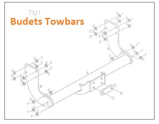 Mercedes Sprinter Van 2018 to 2024 RWD – Tow Trust Flange Tow Bar
